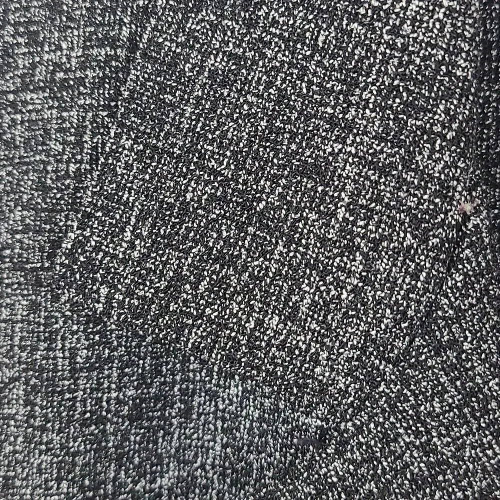 Black White Tweed Blazer Jacket Small Piped Pockets Modern Tailored Office Chic